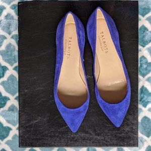 Talbots 'Nelli' Violet Suede PointyToe Flats